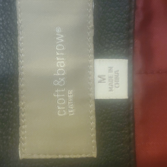 Croft & Barrow Leather Jacket - Picture 6 of 10